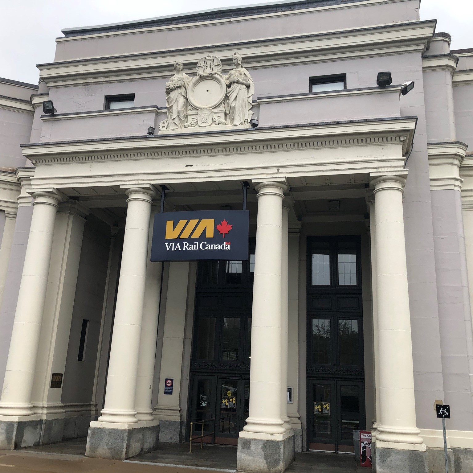 The Halifax VIA railway station.